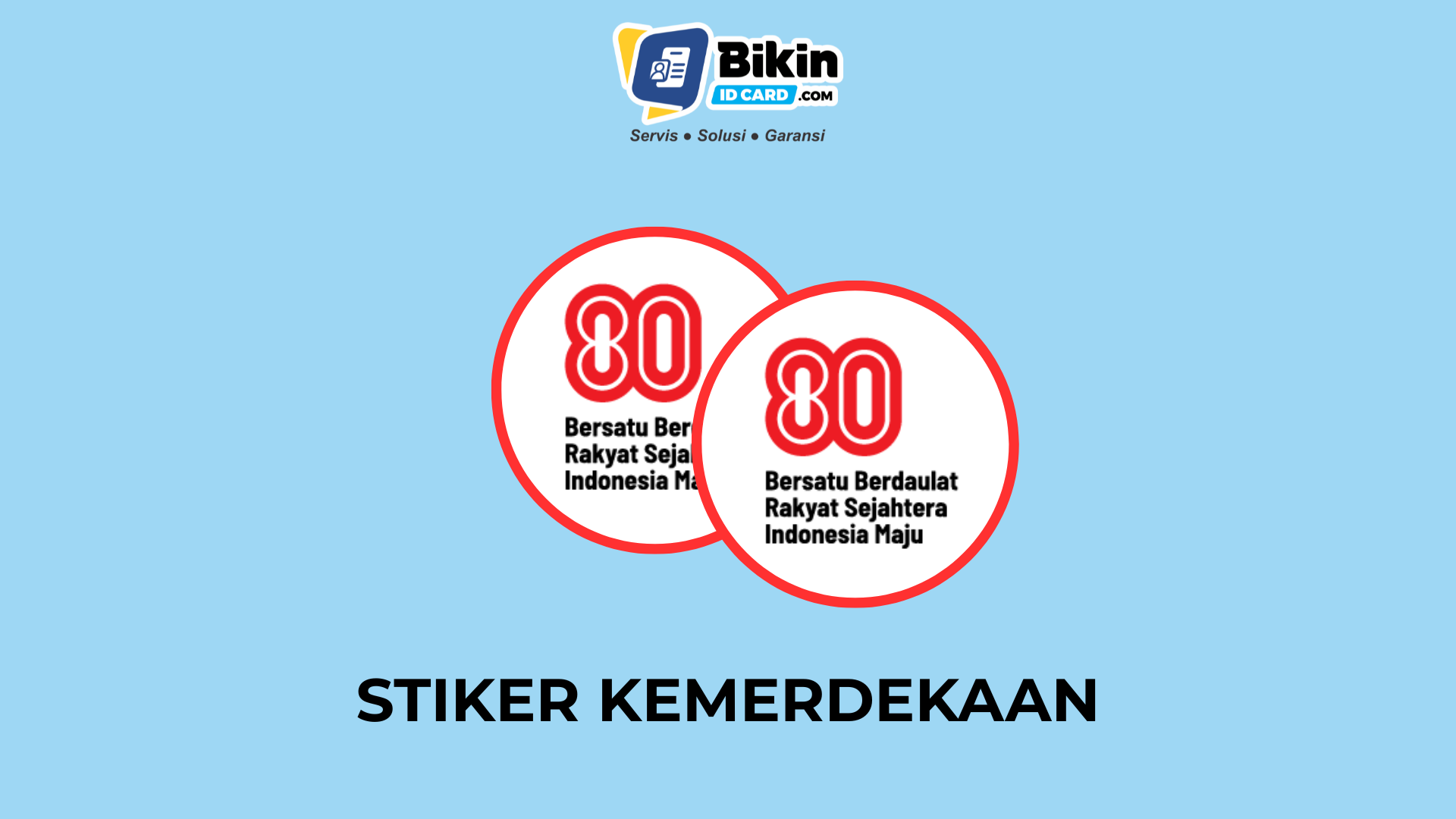 Buat Stiker Kemerdekaan untuk HUT RI ke-80